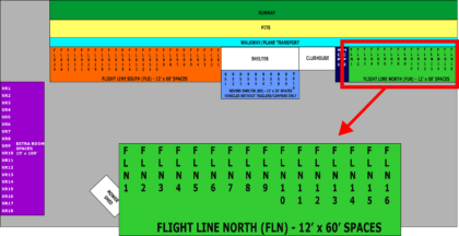 Flightline North Parking