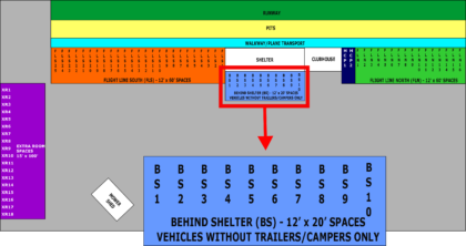 Behind Shelter Parking